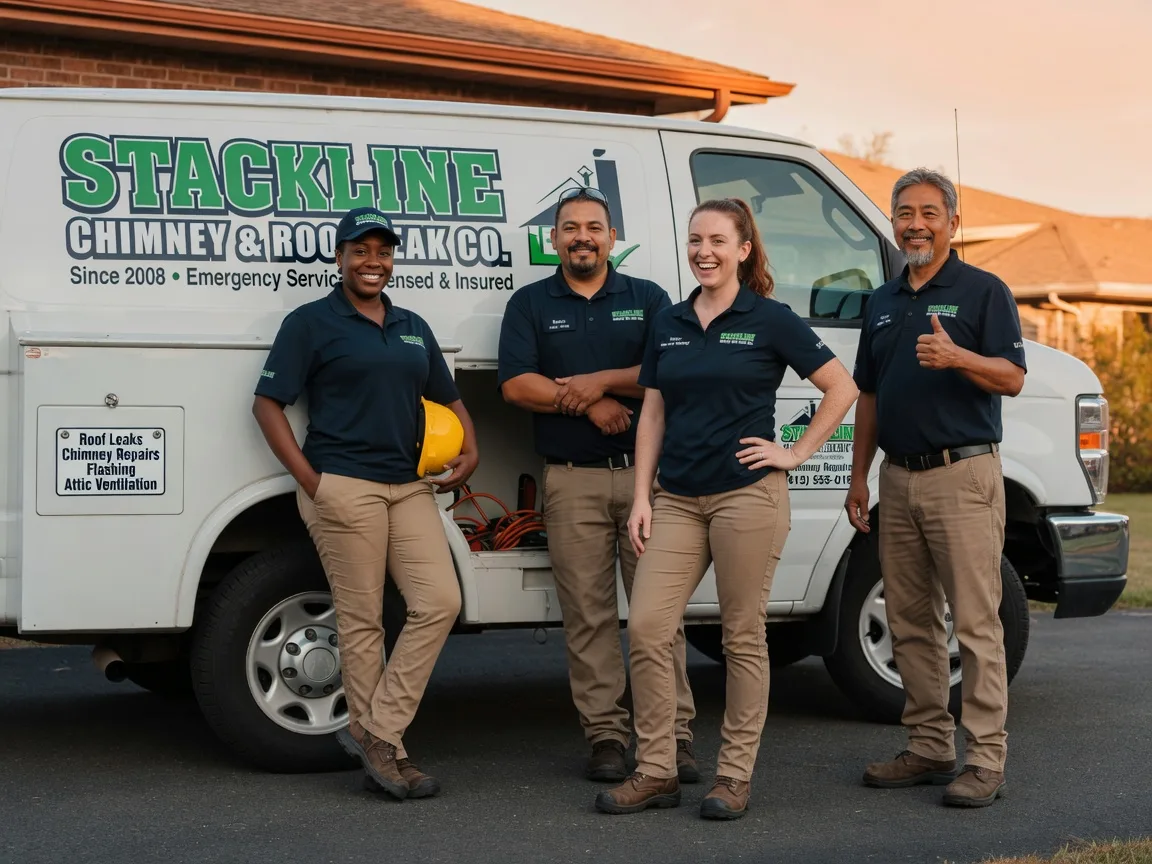 Chimney flashing repair company in Tryon, NE